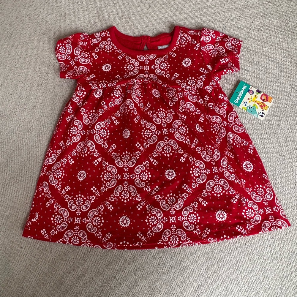 Garanimals Red Paisley Baby Dress